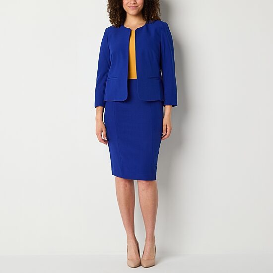 Evan Picone Womens Crew Neck Sleeveless Sheath Dress