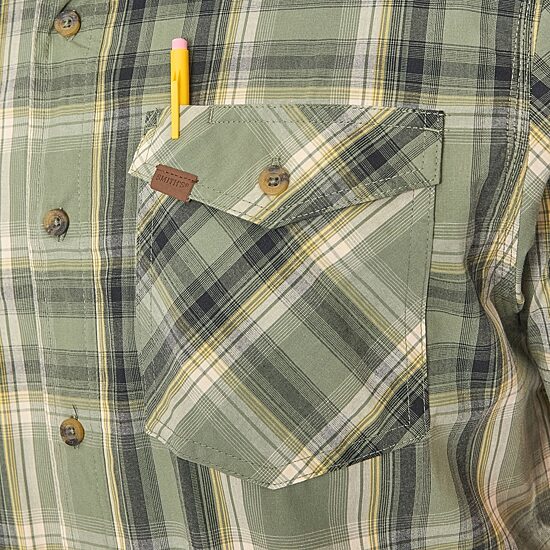 Smiths Workwear Mens Short Sleeve Regular Fit Stretch Fabric Button-Down Shirt