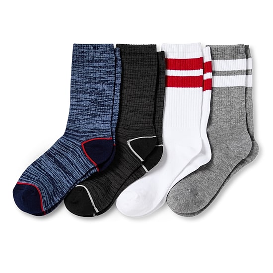 Thereabouts Boys 4 Pair Crew Socks