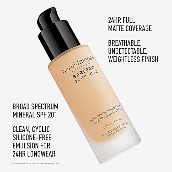 bareMinerals Barepro® 24hr Wear Skin-Perfecting Matte Liquid Foundation Mineral SPF 20