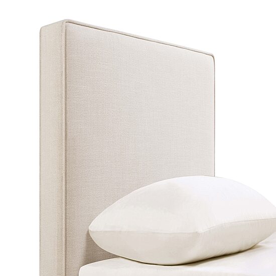 Kosmo Self-Welt Upholstered Twin Panel Headboard in Sand