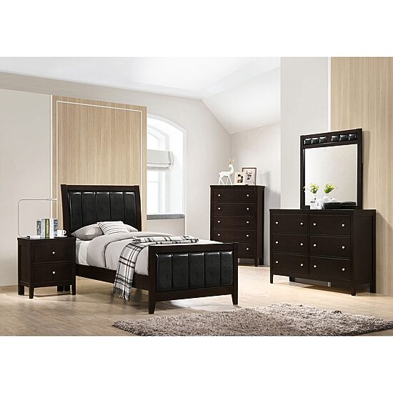 Carlton Padded Rectangle Bed