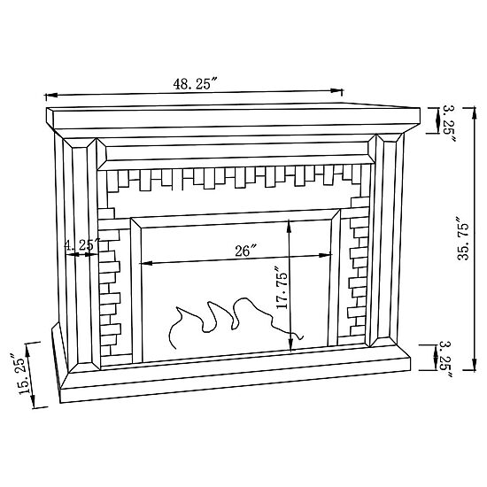 Gilmore Electric Fireplace