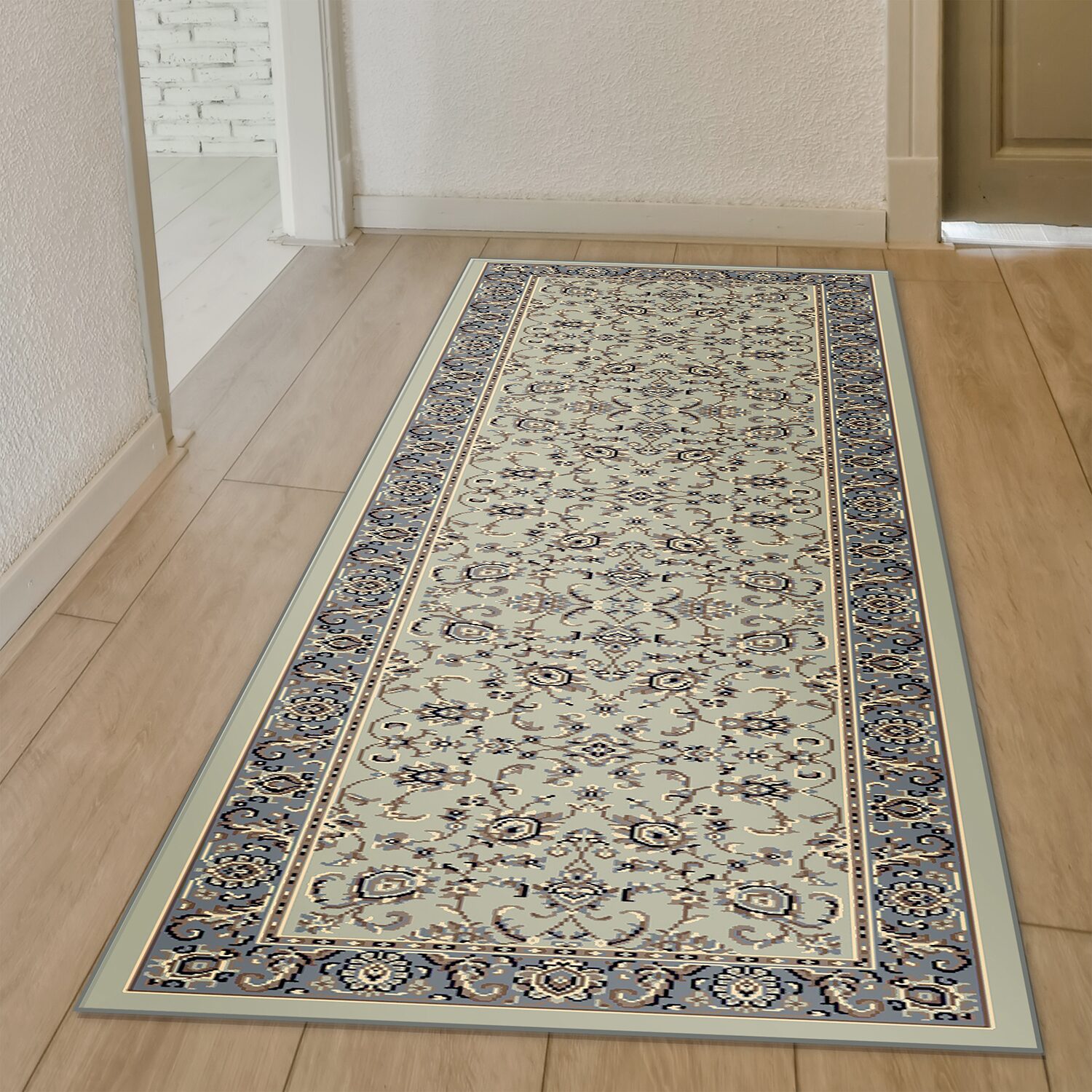 Radici Alba Siena Traditional Oriental Indoor Rectangular Runner