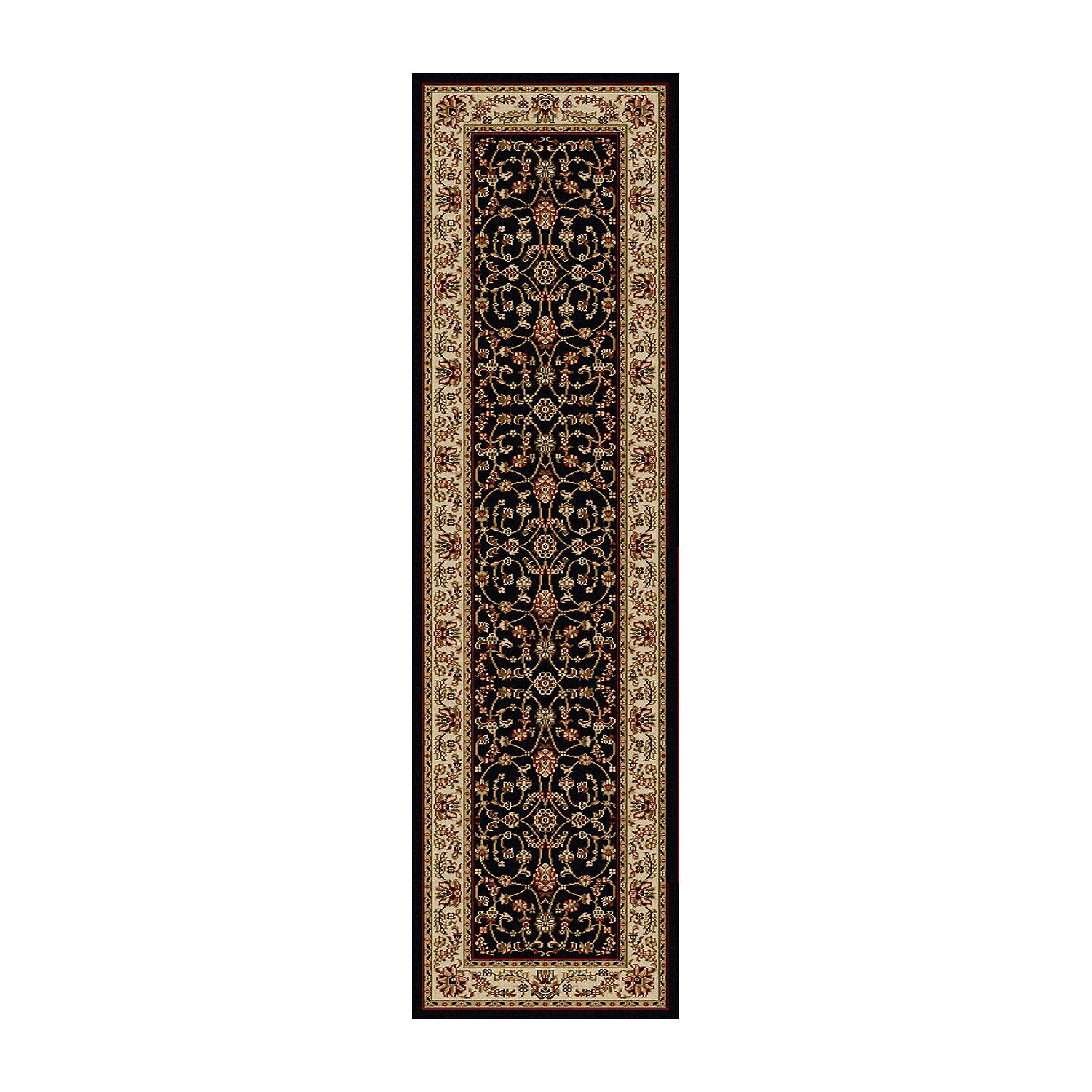 Radici Alba Motiff Traditional Oriental 26"X91" Indoor Rectangular Runner
