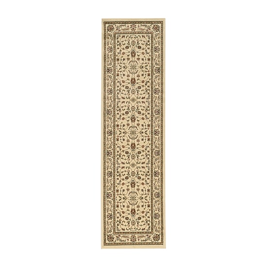 Radici Alba Motiff Traditional Oriental 26"X91" Indoor Rectangular Runner
