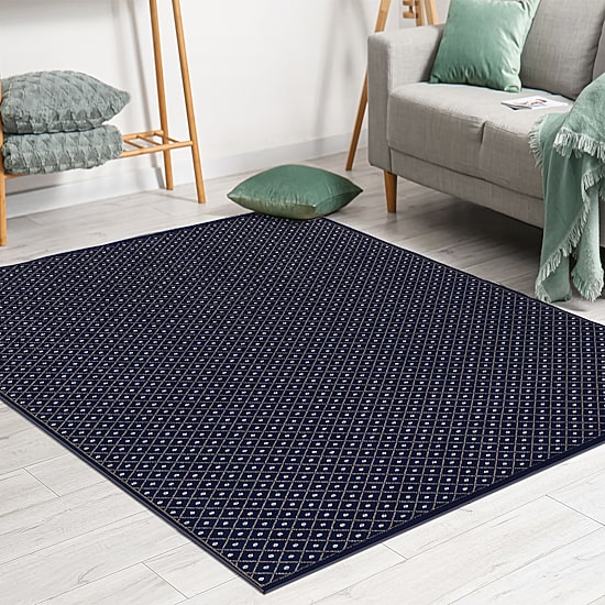 Radici Como Contemporary Geometric Trellis Area Rug