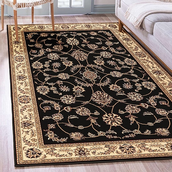 Radici Alba Motiff Traditional Oriental Indoor Rectangular Area Rug