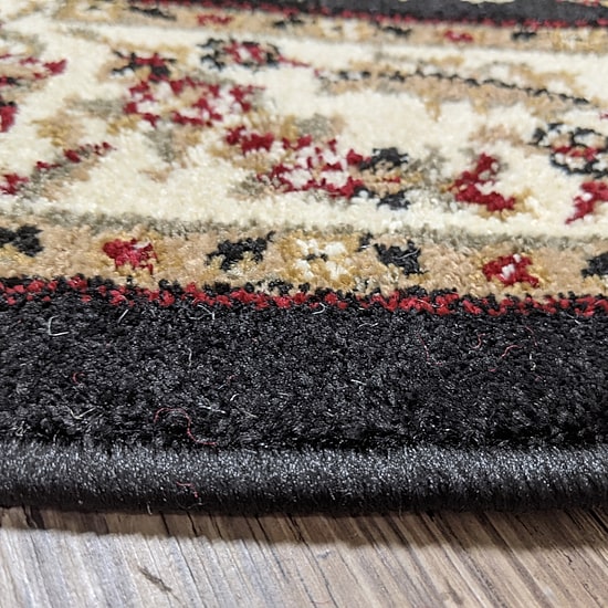 Radici Alba Motiff Traditional Oriental Indoor Rectangular Area Rug