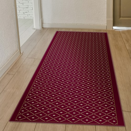 Radici Como Contemporary Geometric Trellis 26"X91" Rectangular Runner