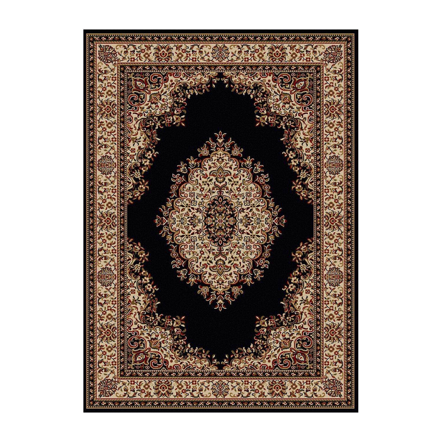 Radici Como Medallion Traditional Oriental Indoor Rectangular Area Rug