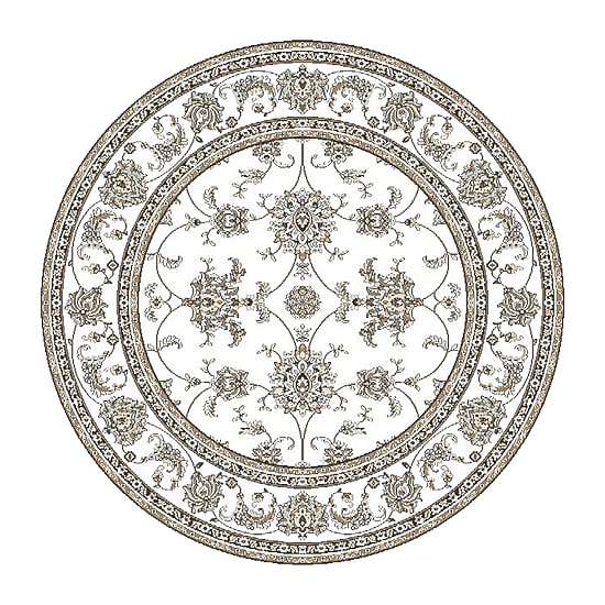 Radici Pisa Kashan Traditional Oriental Round Area Rug