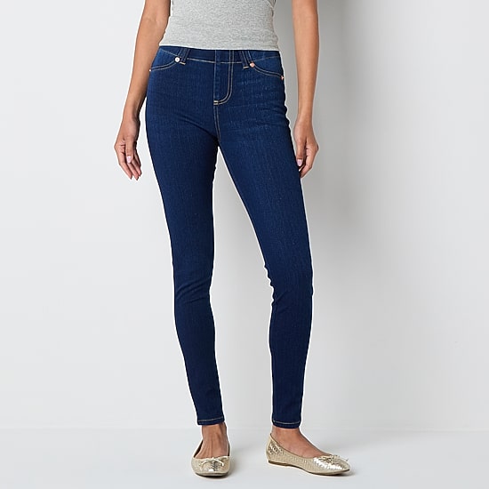 Mixit Wide Waistband Jegging Womens Comfort Waistband Full Length Leggings