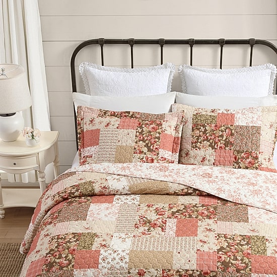 Laura Ashley Harrietta Patchwork Quilt Set
