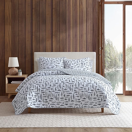 Eddie Bauer Wes Fish Quilt Set