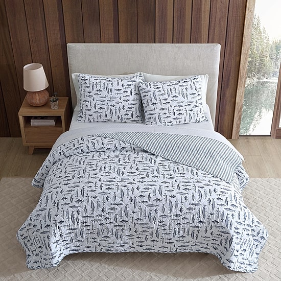 Eddie Bauer Wes Fish Quilt Set