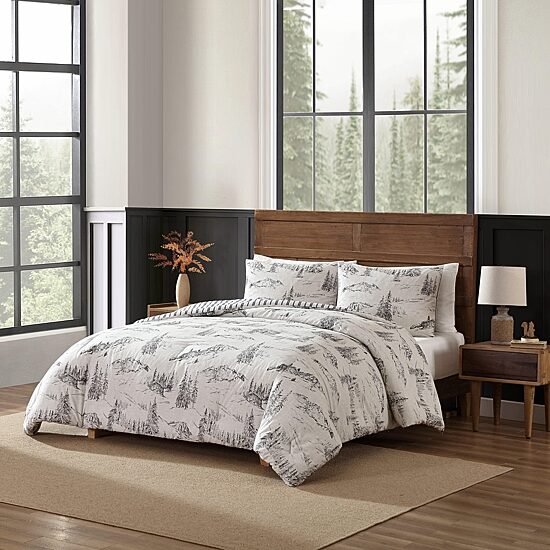 Eddie Bauer Rocky Mountain Cabin Duvet Cover Set