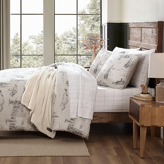 Eddie Bauer Rocky Mountain Cabin Midweight Comforter Set