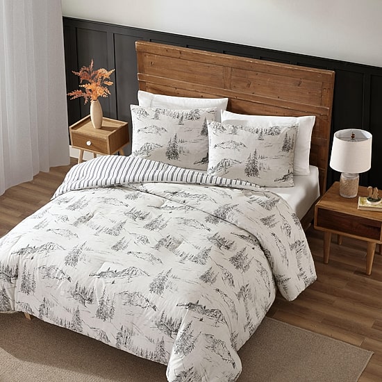 Eddie Bauer Rocky Mountain Cabin Midweight Comforter Set