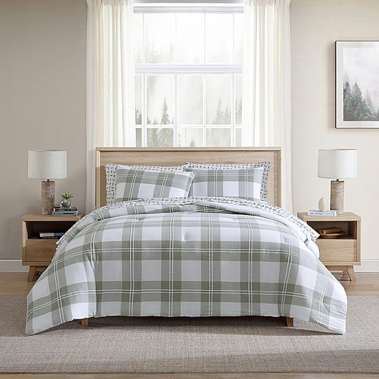 Eddie Bauer Mountain Embroidery Midweight Comforter Set