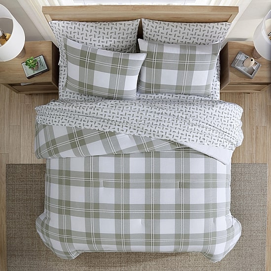 Eddie Bauer Mountain Embroidery Midweight Comforter Set