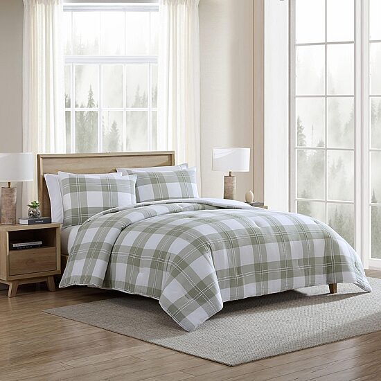 Eddie Bauer Mountain Embroidery Midweight Comforter Set