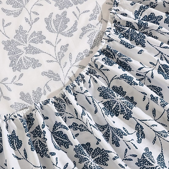 Eddie Bauer Woodblock Floral Sheet Set