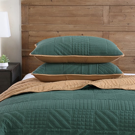 Eddie Bauer Solid Washed Quilt Set