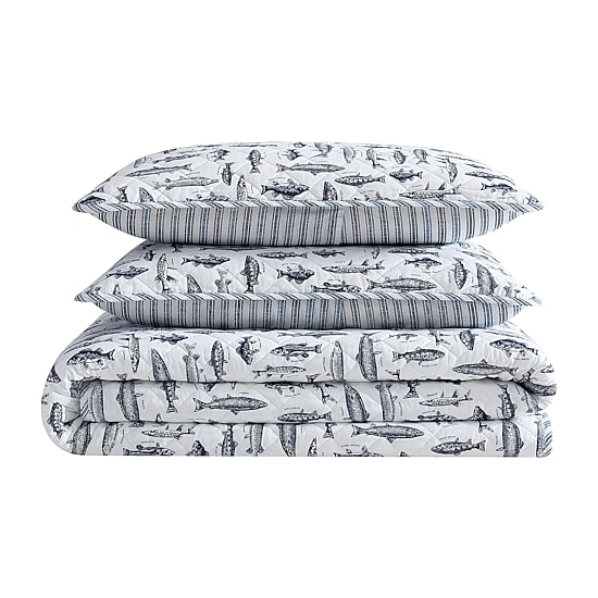 Eddie Bauer Wes Fish Quilt Set