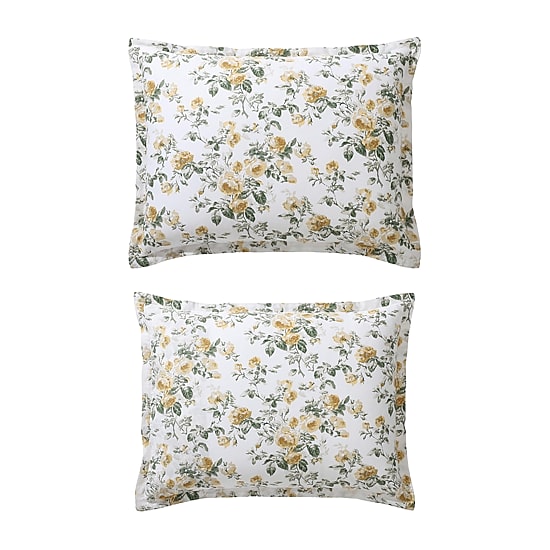 Laura Ashley Roses Sateen Duvet Cover Set