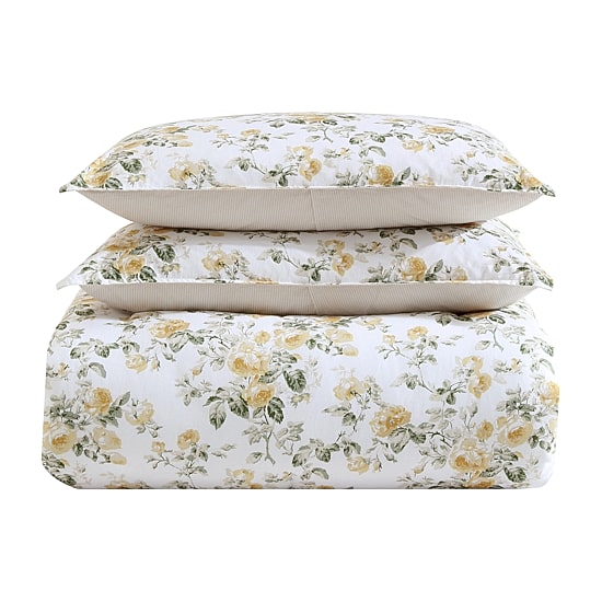 Laura Ashley Roses Midweight Comforter Set