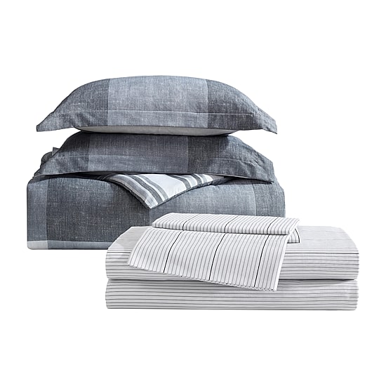 Eddie Bauer Oversized Palid Midweight Comforter Set