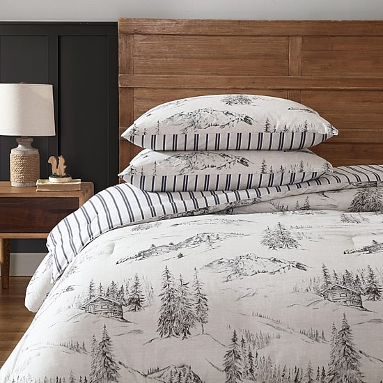 Eddie Bauer Rocky Mountain Cabin Midweight Comforter Set