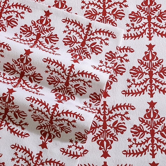 Eddie Bauer Jolly Trees Sheet Set