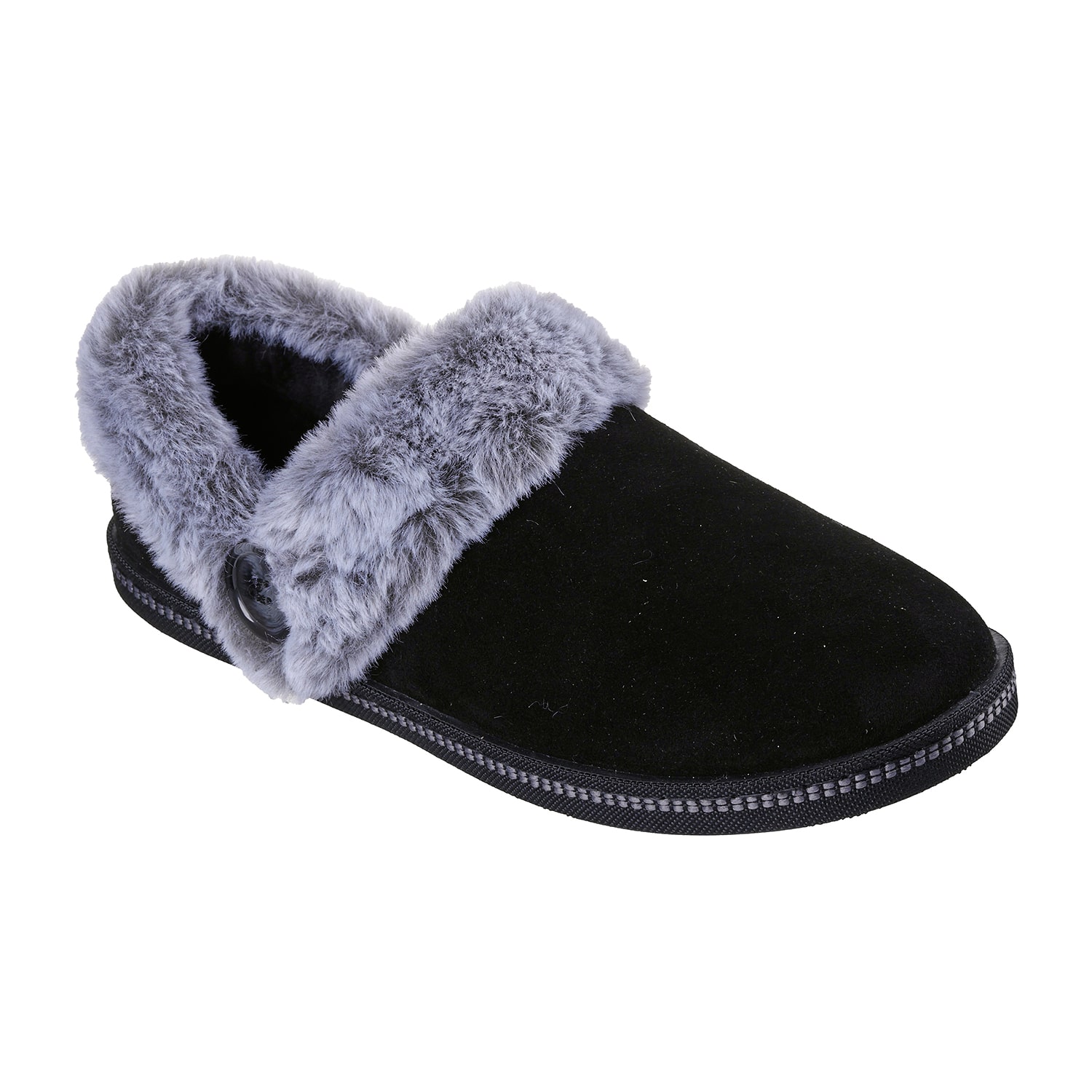 Skechers Cozy Campfire French Toast 2 Womens Faux Fur Trim Slip-On Slippers