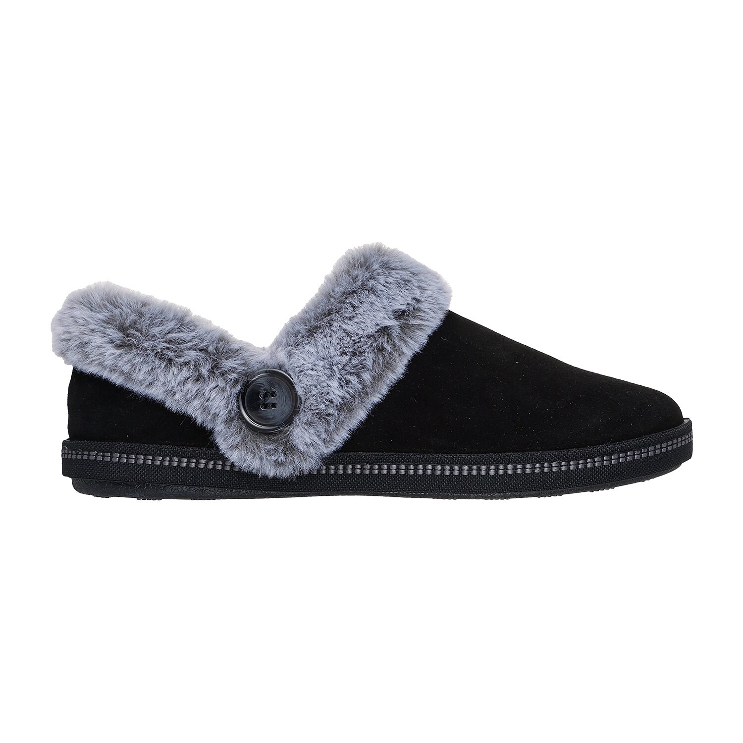 Skechers Cozy Campfire French Toast 2 Womens Faux Fur Trim Slip-On Slippers