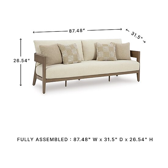 Signature Design by Ashley Severn Outdoor Sofa with Cushion