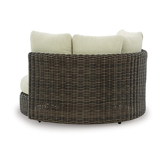 Signature Design by Ashley King 60" Outdoor Swivel Lounge Chair with Cushions