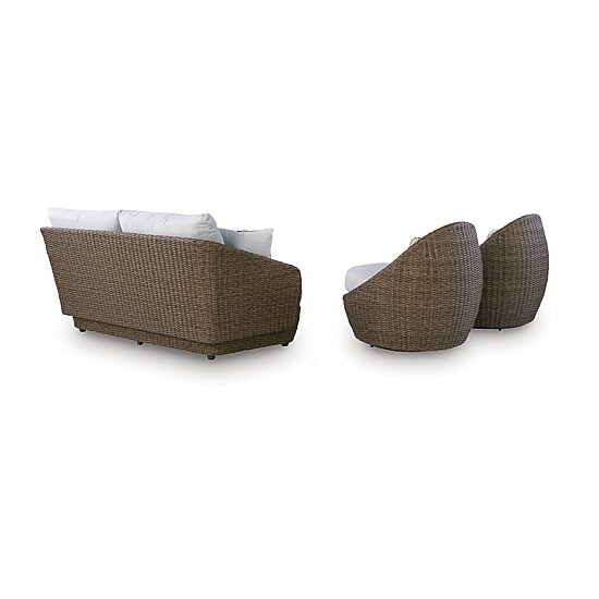 Signature Design by Ashley Carlinville 3-Piece Outdoor Conversation Set