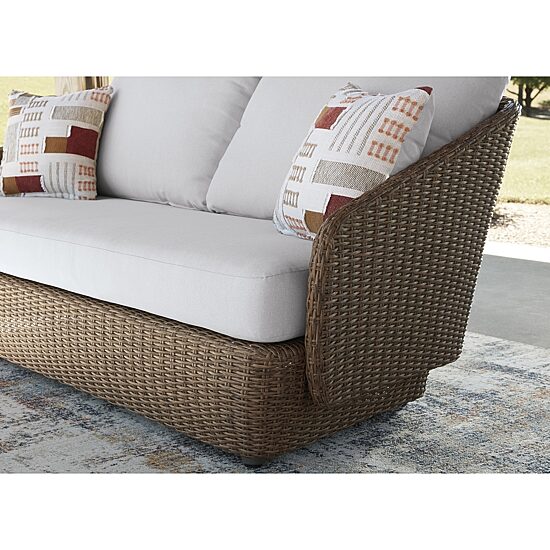 Signature Design by Ashley Carlinville 3-Piece Outdoor Conversation Set