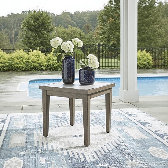 Signature Design by Ashley Raleigh Ranch Outdoor End Table