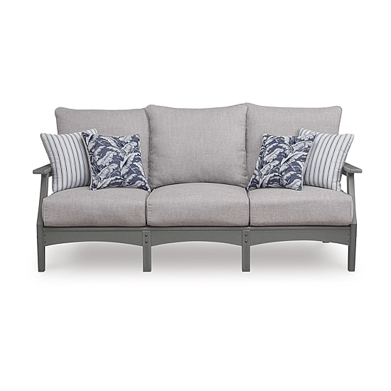 Signature Design by Ashley Long Beach Outdoor Sofa with Cushion