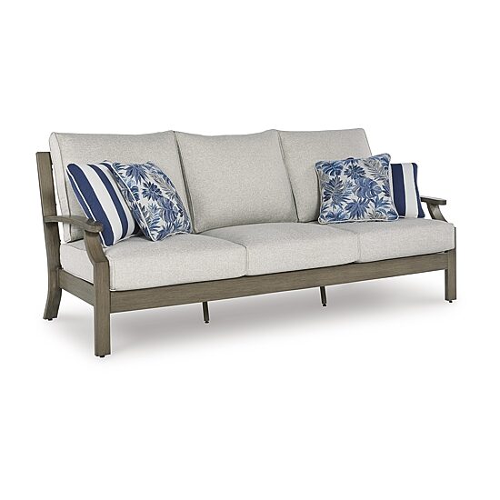 Signature Design by Ashley Raleigh Ranch Outdoor Sofa with Cushion