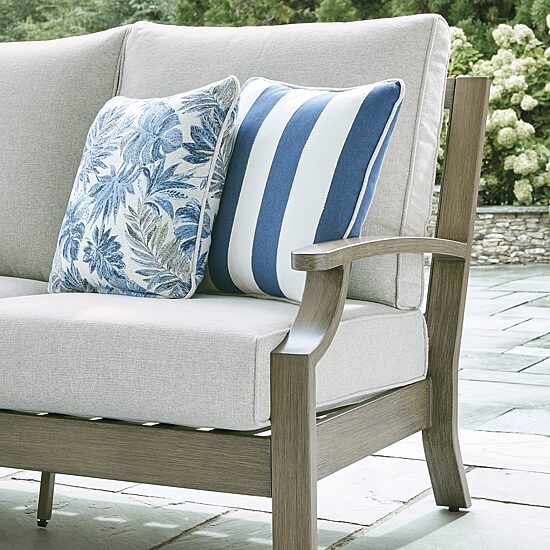 Signature Design by Ashley Raleigh Ranch Outdoor Sofa with Cushion