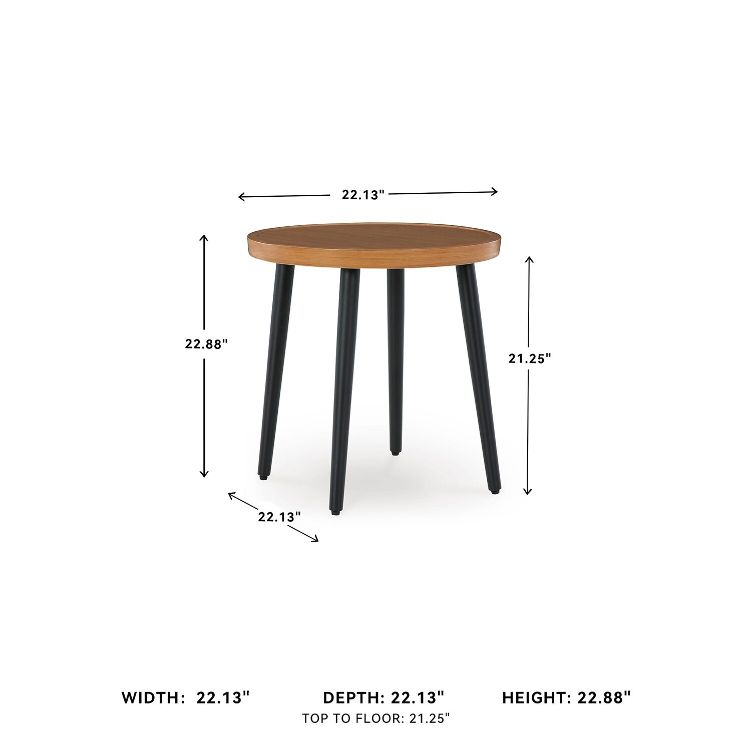 Signature Design by Ashley Hoquiam Outdoor End Table