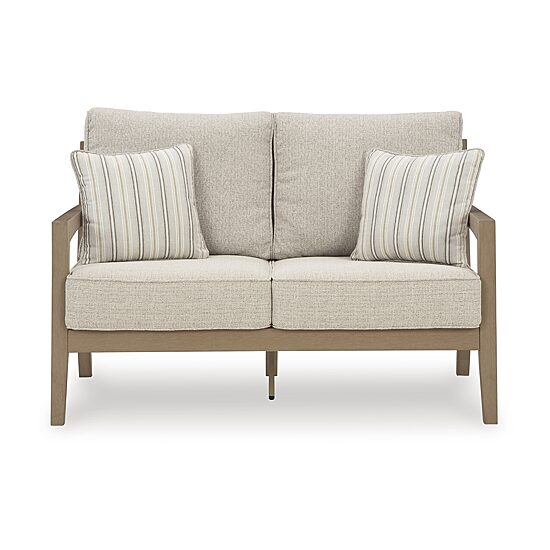 Signature Design by Ashley Hancock Outdoor Loveseat with Cushion