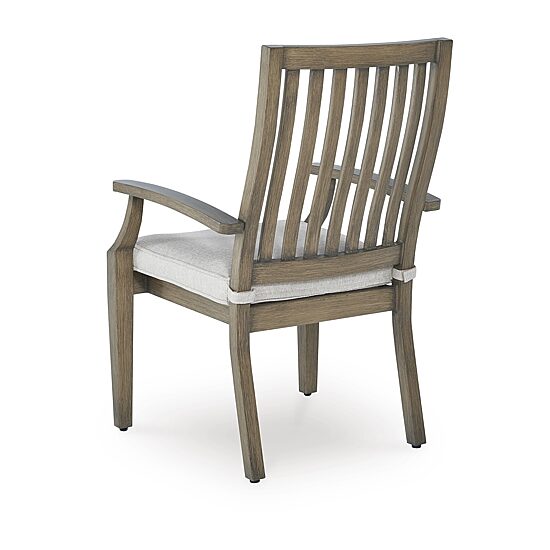 Signature Design by Ashley Raleigh Ranch Outdoor Arm Chair with Cushion (Set of 2)