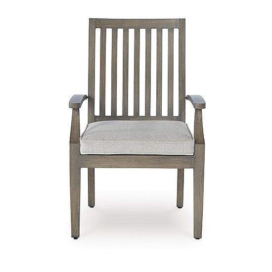 Signature Design by Ashley Raleigh Ranch Outdoor Arm Chair with Cushion (Set of 2)