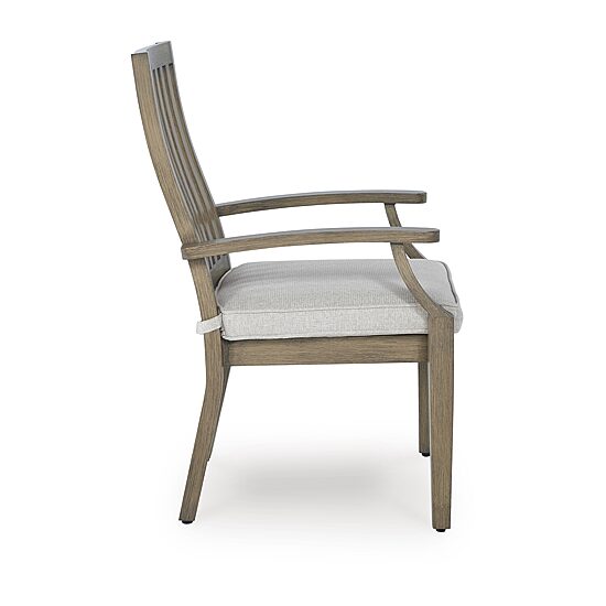 Signature Design by Ashley Raleigh Ranch Outdoor Arm Chair with Cushion (Set of 2)