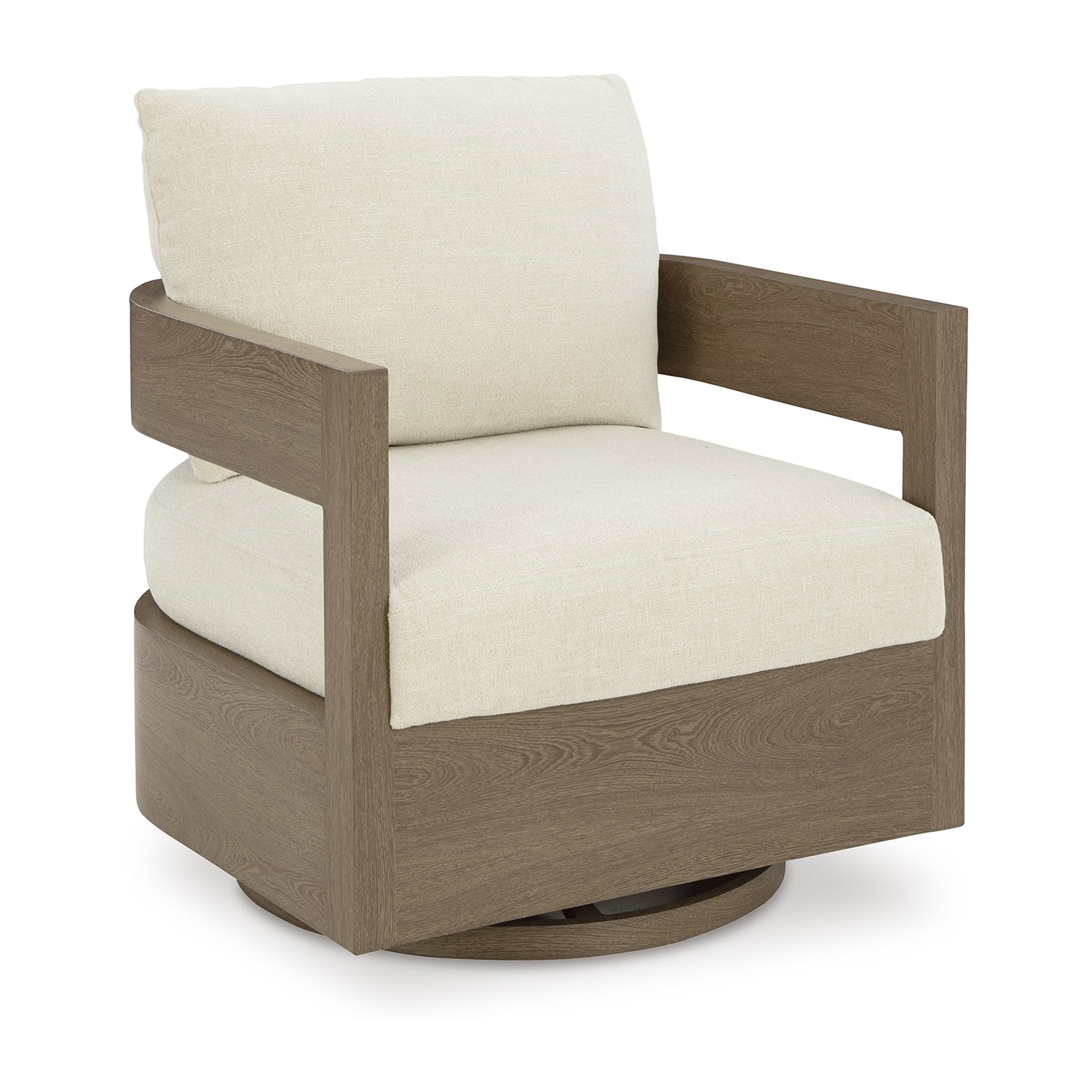 Signature Design by Ashley Severn Outdoor Swivel Glider Chair with Cushion